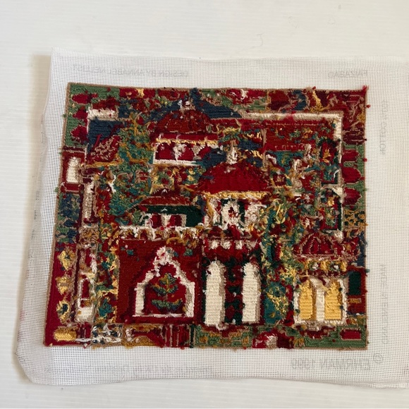 EHRMAN FAIZABAD Needlepoint Completed Finished Tapestry By Annabel Nelliet - Picture 5 of 16